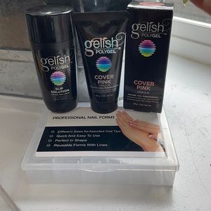 Gelish Polygel in Cover Pink, Slip And Forms